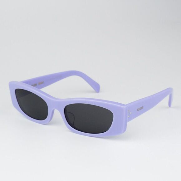 SALE! NEW Celine CL40245U 78A Solid Lilac Beige Smoke Geometric Women Sunglasses main image 7